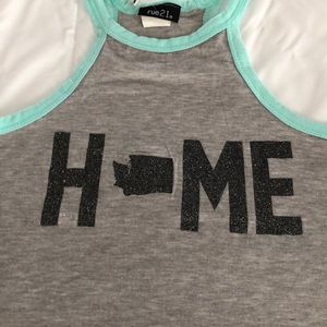 NWT Adorable Washington "home" cropped tank